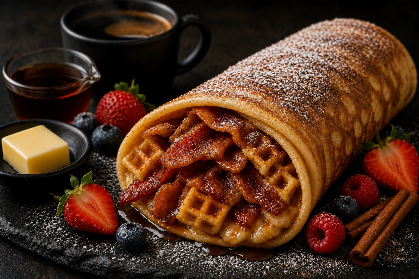 Cinnamon Pancake / Waffle Yurrito